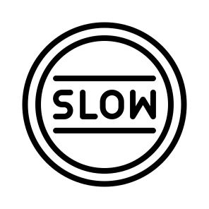 Slow,speed Limit,road Sign,traffic Sign,signaling icon