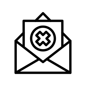 Delete, Delete, Remove, Erase, Discard, Message, Email, Communication, Eliminate icon