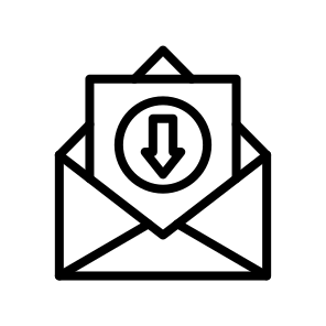 Download, Download, Retrieve, Obtain, Message, Email, Communication, Transfer, Save icon
