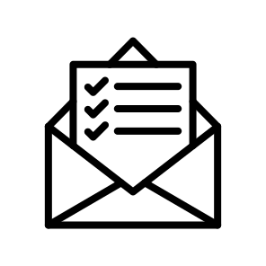 Mail List, Mail List, List, Group, Message, Email, Communication, Subscribers, Recipients icon