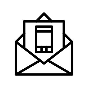 Mobile Mail, Mobile, Mail, Message, Email, Communication, Portable, Handheld, Device icon