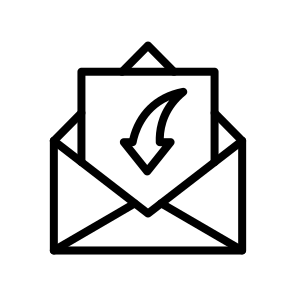 Receive Mail, Receive, Mail, Get, Obtain, Message, Email, Communication, Incoming icon