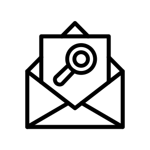 Searching, Searching, Look For, Find, Message, Email, Communication, Seek, Discover icon
