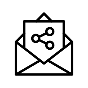 Share, Share, Distribute, Pass Along, Message, Email, Communication, Transmit, Circulate icon