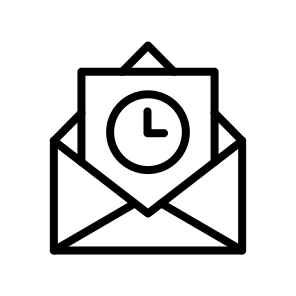 Snooze, Snooze, Delay, Postpone, Message, Email, Communication, Reminder, Schedule icon