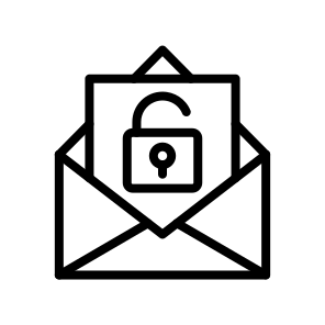 Unlocked, Unlocked, Open, Accessible, Message, Email, Communication, Unrestricted icon