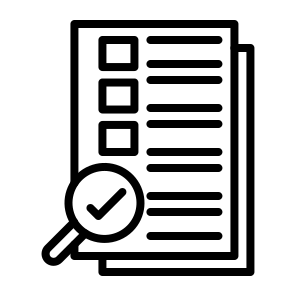 Auditing , Auditing , Inspection , Examination , Assessment icon