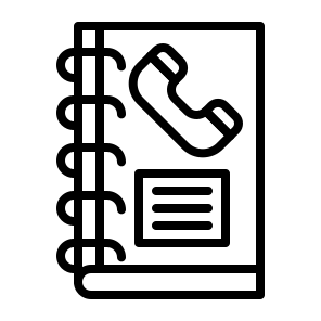 Phone Book , Phone Book , Contacts , Directory , Numbers icon
