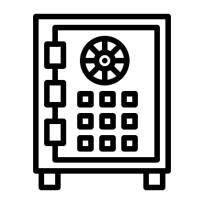 Safe Money , Safe , Money , Security , Financial Safety icon