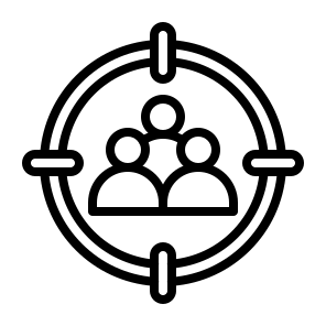 Target Audience , Target , Audience , Customers , Market icon