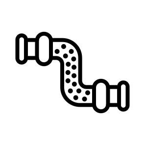 Blockage,clog,water Pipe,construction And Tools,plumbing icon