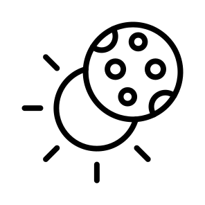 Eclipse,space,moon,sun,meteorology icon