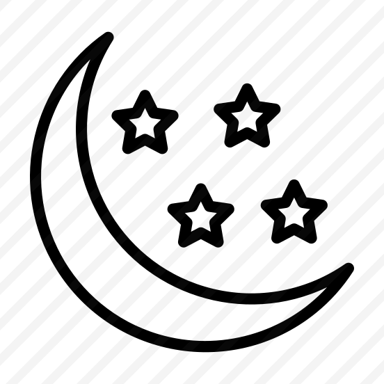 Half Moon,night,moon,moon And Stars,stars preview