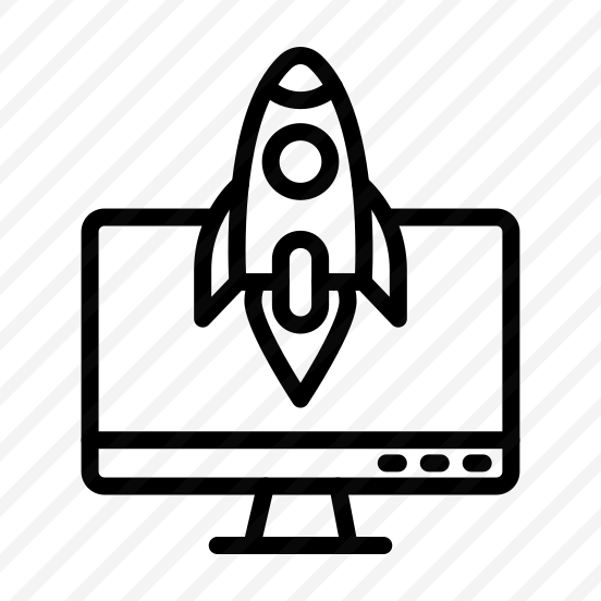 Monitor,screen,space,rocket,desktop preview