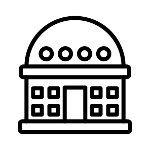 Planetarium,astronomy,explore,observation,science icon