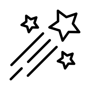 Shooting Stars,astronomy,miscellaneous,shooting,star icon