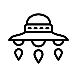 Ufo,spaceship,alien,transport,space icon