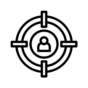 Head Hunting,target,focus,aim,seo And Web icon