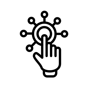 Interactivity,touch,touch Screen,hand,touch Pad icon