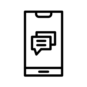 Mobile Message,text Message,message,chat,seo And Web icon