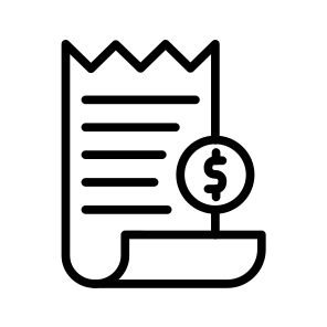 Receipt,invoice,billing,bill,seo And Web icon
