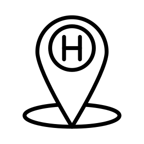 Hospital Location,placeholder,maps And Location,map Pointer,healthcare And Medical icon