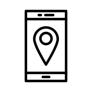 Mobile Map,location,mobile,phone,maps And Location icon