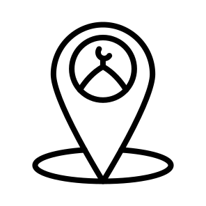 Mosque Location,location,mosque,placeholder,map Pointer icon
