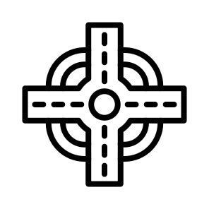Road Intersection Location,location,map Pointer,road Intersection,navigation And Maps icon
