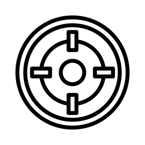 Target,location,aim,focus,navigation And Map icon