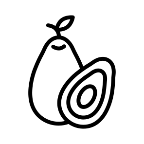Avocado,vegan,food,food And Restaurant,fruit icon