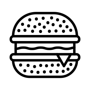 Hamburger,burger,fast Food,junk Food,food And Restaurant icon