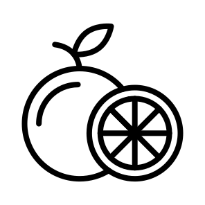 Orange,fruit,food,diet,vegetarian icon
