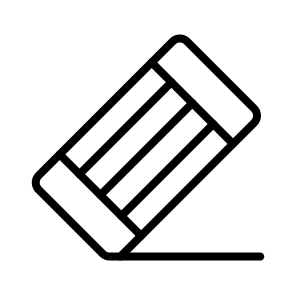 Eraser,erase,edit Tools,education,remove icon