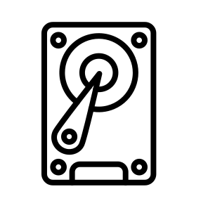 Hard Disk,hard Drive,harddisk,electronics,data Storage icon