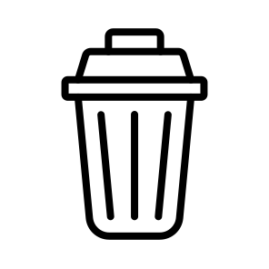 Trash,trash Can,can,garbage,basket icon