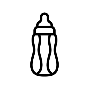 Baby Bottle,infant,milk,feeding,baby,newborn,container,formula,nursing icon