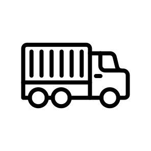 Delivery Truck,transportation,shipping,deliver,distribution,logistics,vehicle,cargo,van icon