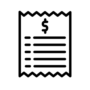Invoice,bill,payment,document,statement,charge,receipt,transaction,financial icon
