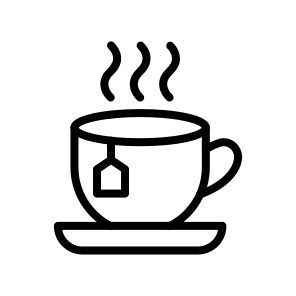 Tea,beverage,drink,infusion,hot,soothing,herbal,leaves,cup icon