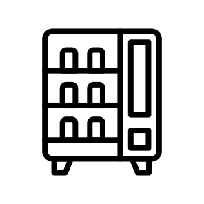 Vending Machine,automated,dispenser,snacks,drinks,coin Operated,convenience,automated,sell icon