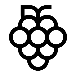 Grapes, Fruit, Small, Round, Sweet, Vine, Juicy, Berry, Edible icon