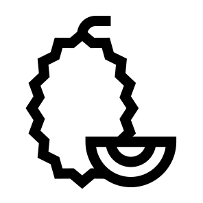 Jack, Fruit, Tropical, Green, Spiky, Sweet, Edible, Exotic, Tropical icon