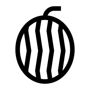 Watermelon, Fruit, Large, Juicy, Sweet, Refreshing, Tropical, Edible, Hydrating icon