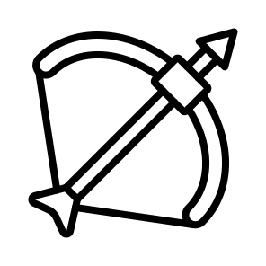 Bow,bow And Arrow,arrow,archery,sport icon