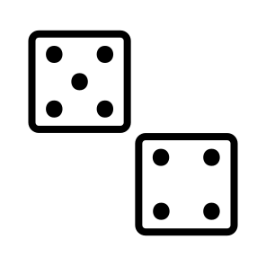Dices,entertainment,cube,dotted,sport icon