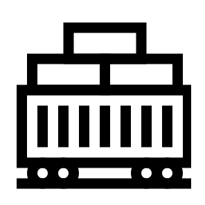 Cargo Train, Transport, Cargo, Train, Freight, Transportation, Shipping, Delivery, Logistics icon