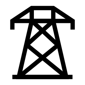 Electric Tower, Power, Electricity, Energy, Tower, Electric, Transmission, High Voltage, Utility icon