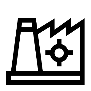 Factory Management, Industry, Management, Factory, Facility, Production, Operation, Process, Administration icon