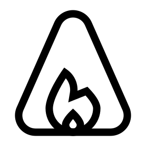 Fire Warning, Alert, Warning, Fire, Danger, Caution, Emergency, Notification, Safety icon